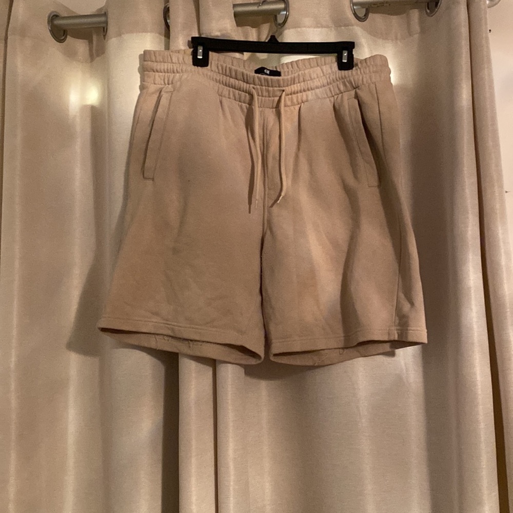 Beige H&M Regular Fit Sweatshorts